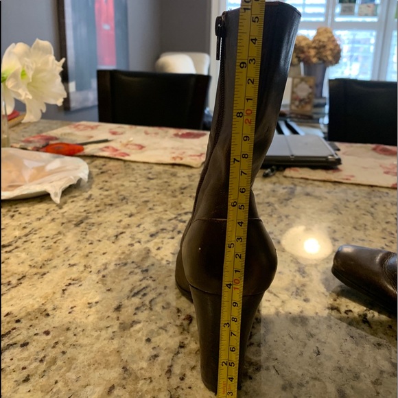 Nine West Brown Leather Boots Size 9M - Picture 6 of 7